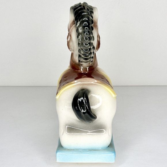 Vintage Rocking Horse Pony Bank Gilner Mold G-618‎ Stan 1968 Piggy Bank 8” Tall - Picture 4 of 9